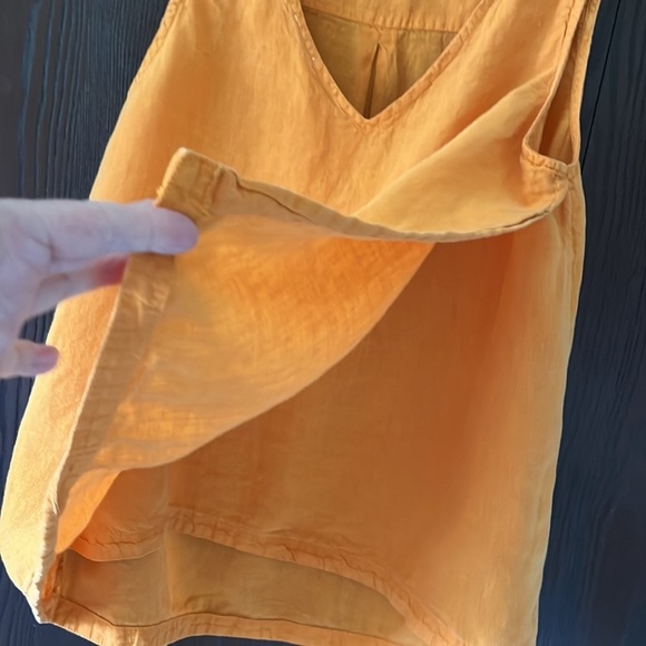 Sigrid Olsen 100% linen, tank top size Large - Picture 2 of 7